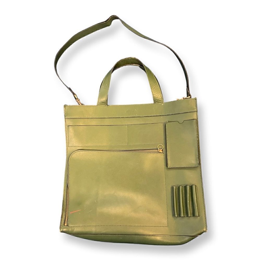 Kate Spade Saturday- Green Leather - Tote Shoulder & Handbag